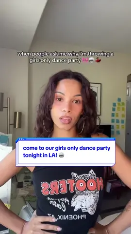 if you’re looking for a fun and safe event this weekend in LA check out  sticky note tonight! our girls only girls night out dance party! rsvp in bio! #thingstodoinla #lanightlife #laparty #whattodoinla 