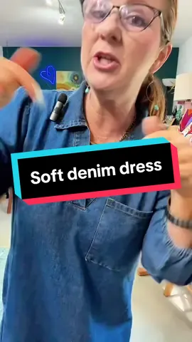 If you've been wanting a soft denim dress, this one is awesome, just keep in mind. You may have to size down. #creatorsearchinsights #softdenimdress #softdenim #denimdress #falldress 