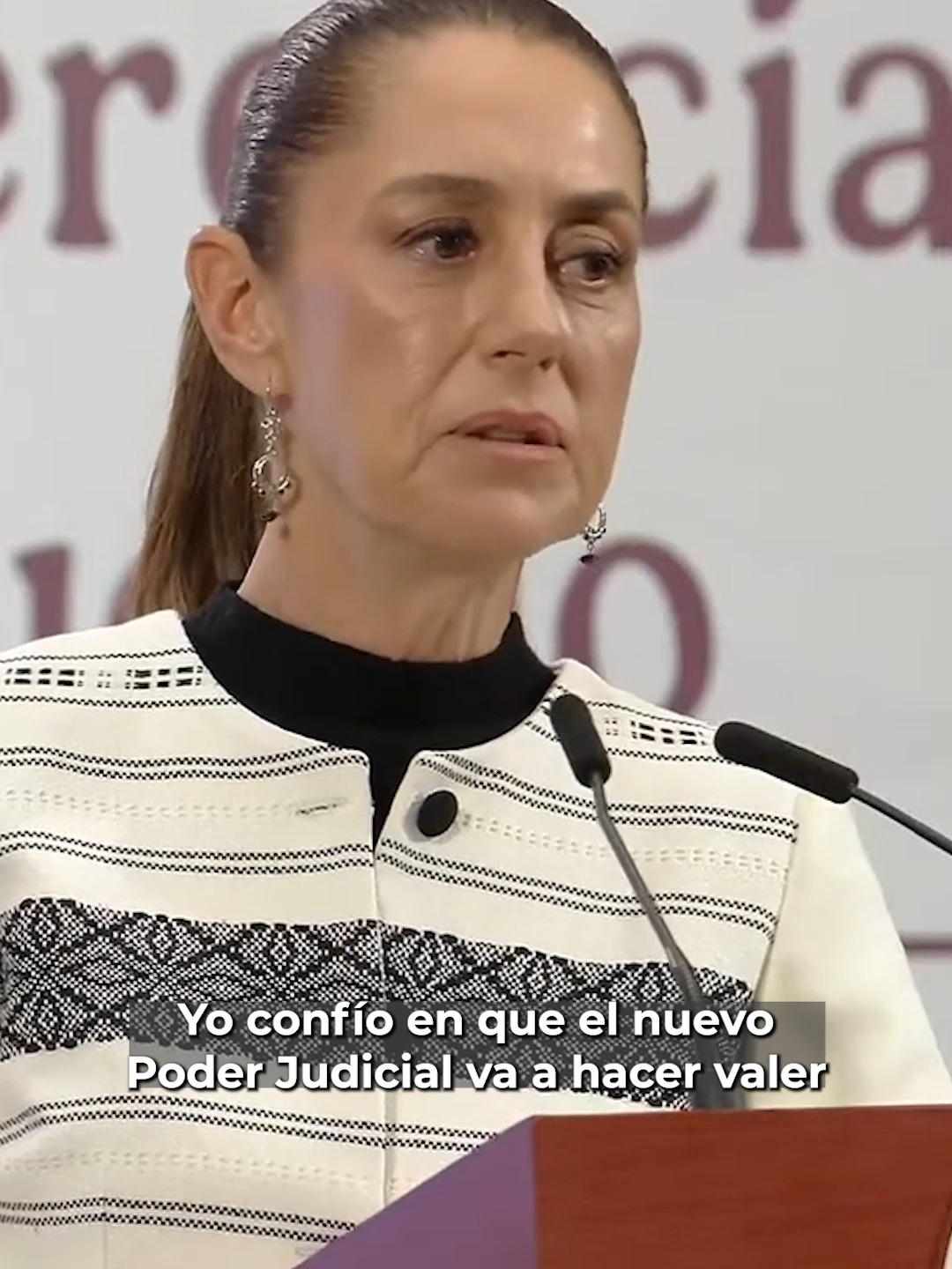 Confío en que el nuevo Poder Judicial va a hacer valer la justicia, su obligación es la impartición de justicia sin corrupción: Sheinbaum. #Latinus #InformaciónParaTi