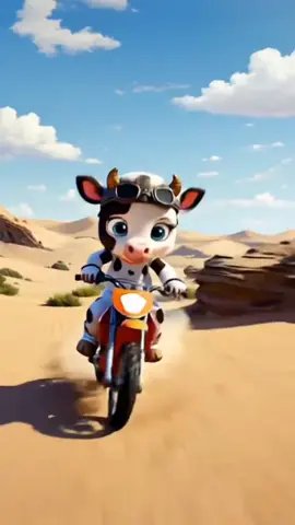 muuuuuuuu 🐮🐥 #lavacalola #moto #infantil #kids #cartoon 