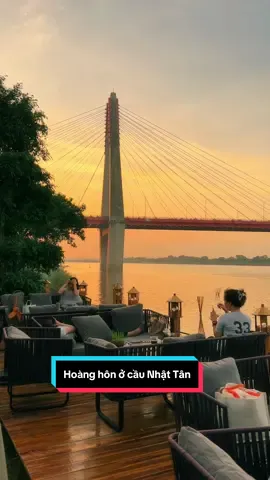 Hoàng hôn chill ở sông Hồng  #hoanghon #chill #xuhuong #sunset #hanoi  