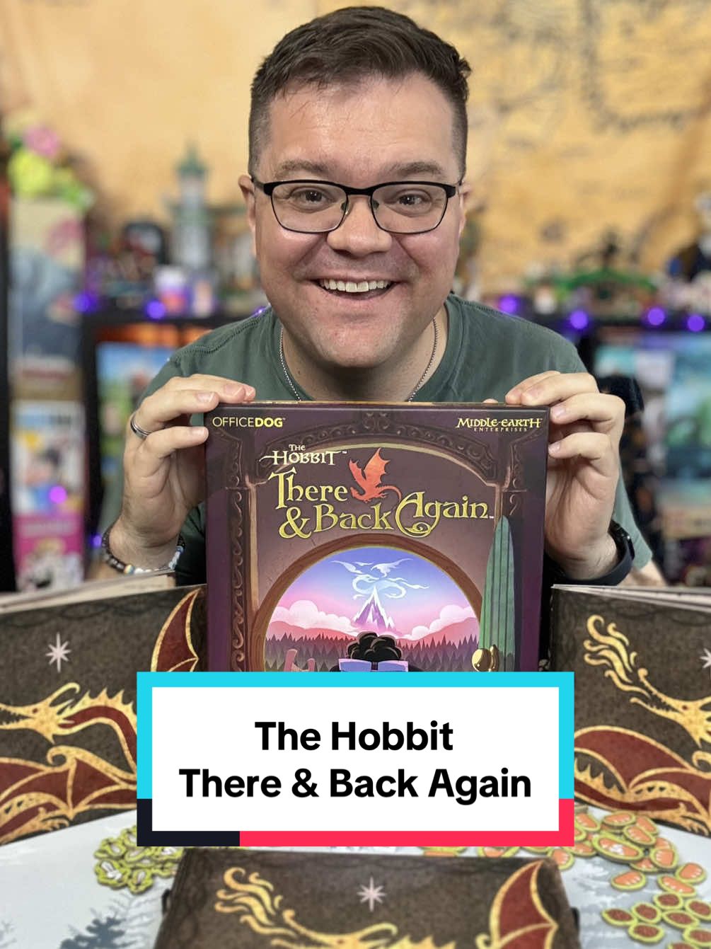A new game for the bravest of Hobbits! Special thanks to @Office Dog Games for this review copy! #boardgames #thehobbit #lotr #lordoftherings #boardgametok 