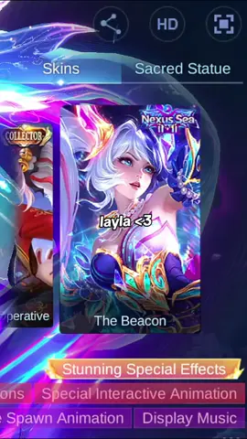 Layla 11.11 Nexus Sea skin #mlbb #layla #laylatiktok #mobilelegends 