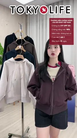 Áo khoác mặc quanh năm thời trang lại chống nắng giữ ấm thoải mái #tiktokshopthoitrend #lenmotthechill #luottrendsamchat #thoitrend #tokyolife 