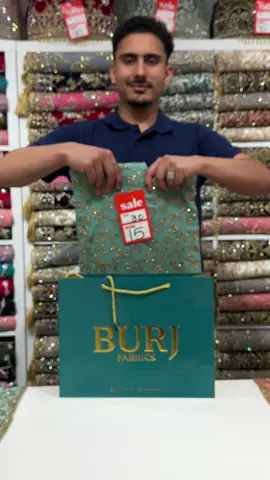SATURDAY SALE.. ONLY £15.. #burjfabrics 