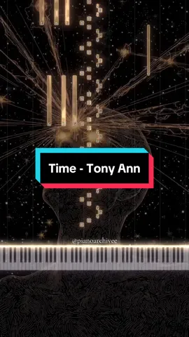 Time - @tony ann #piano #tutorial #pianotok #fyp #viral 
