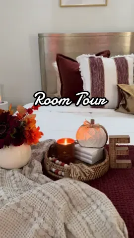 Replying to @Jazzy 🍂 Highly requested… my fall room tour is finally here! 🍁 I had so much fun decorating and bringing in all the cozy vibes for the season. ✨ I’ll be tagging all of these items in a separate video so you can shop the exact pieces. 🧡 #F#FallRoomTourC#CozyVibesR#RoomDecorl#lafayetteinfluencertiktokpartner 