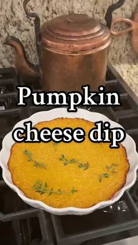 pumpkin season is here bby 🎃  Ingredients: 	•	8 oz goat cheese 	•	1/3 cup pumpkin puree 	•	1/3 cup crème fraîche 	•	1/4 cup grated parmesan 	•	2 tbsp honey + more for topping 	•	Pumpkin pie spice (to taste) 	•	Salt (to taste) 	•	Thyme Instructions: 	1.	Blend goat cheese, crème fraîche, honey, pumpkin puree, pumpkin pie spice, and salt in a food processor. 	2.	Transfer mixture to a baking dish. 	3.	Bake for 20 minutes at 375°F. 	4.	Top with honey and fresh thyme. 	5.	Enjoy! #pumpkinseason #appetizer #EasyRecipe #fallrecipes #creatorsearchinsights 