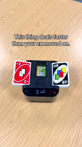 At least this shuffler won’t cheat on you. #cardgames #GameNight #cardshuffler #dealer #uno 