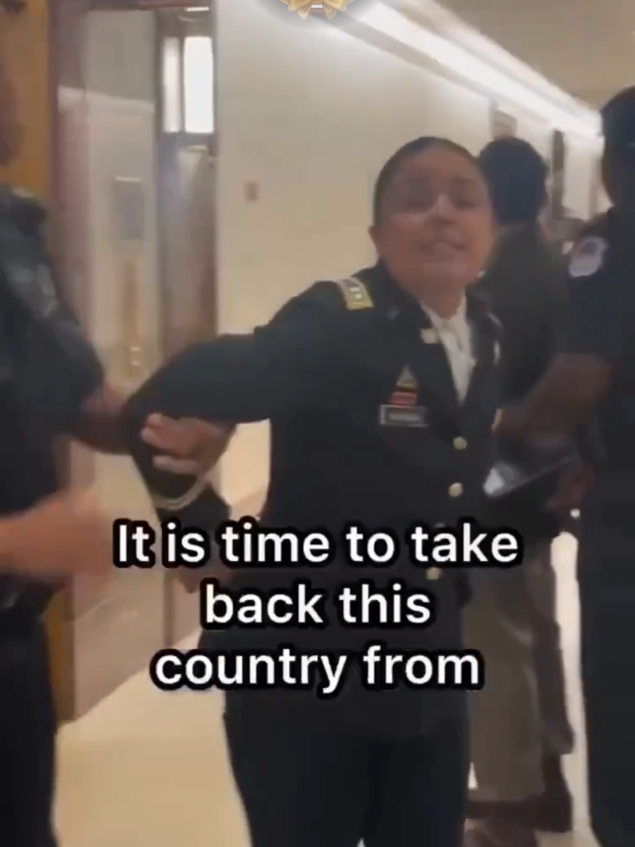 Protest from people in military uniform was getting arrested inside a court house. #LIVEIncentiveProgram #LIVEStory #PaidPartnership  #militarylife #culture 