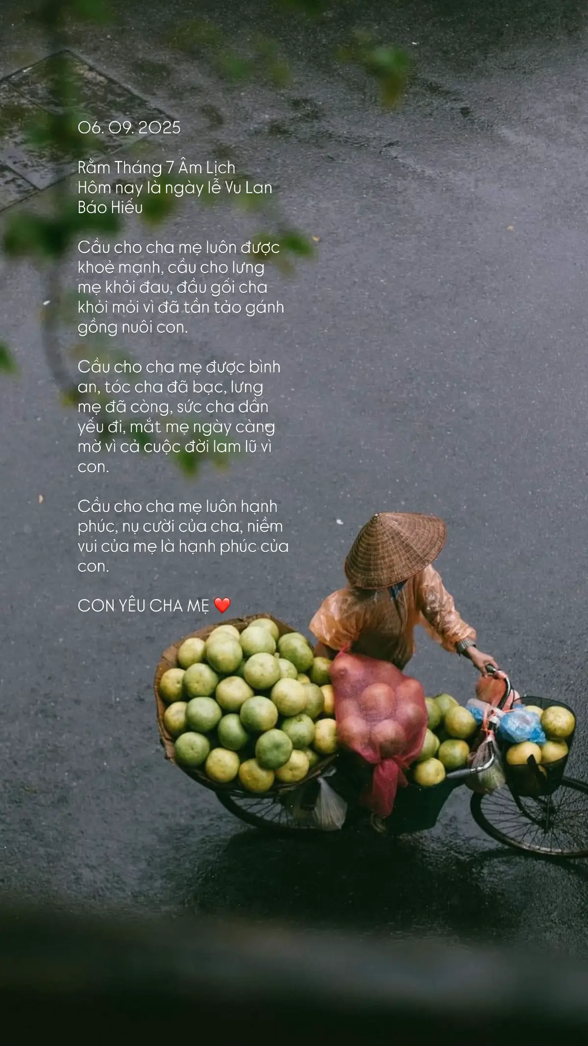 06. 09. 2025 Rằm Tháng 7 Âm Lịch Hôm nay là ngày lễ Vu Lan Báo Hiếu...#fyp #xuhuongtiktok 