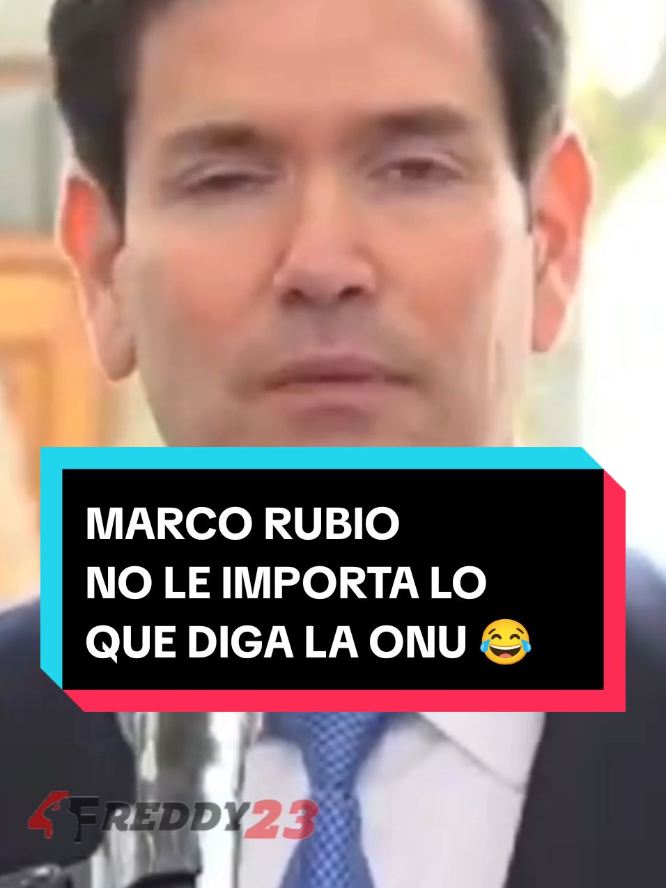 A Marco Rubio no le importa lo que diga las NACIONES UNIDAS (ONU) 🇺🇳