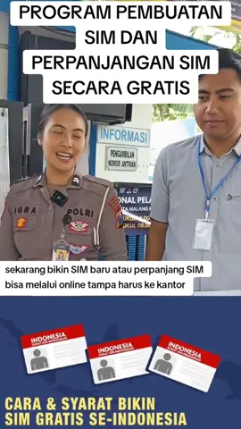 INFO TERKINI UNTUK ANDA! PEMBUATAN SIM ONLINE GRATIS 2025 FREE Kabar baik! Kini hadir program pembuatan dan perpanjangan SIM secara online GRATIS untuk seluruh masyarakat di Indonesia! Cek cara & syaratnya, jangan sampai ketinggalan! Berlaku di seluruh provinsi Mudah & praktis Untuk kesejahteraan dan keselamatan berkendara bio! Untuk syarat dan cara daftarnya klik link di #infoterkini #simgratis #simonline #lalulintas #aman