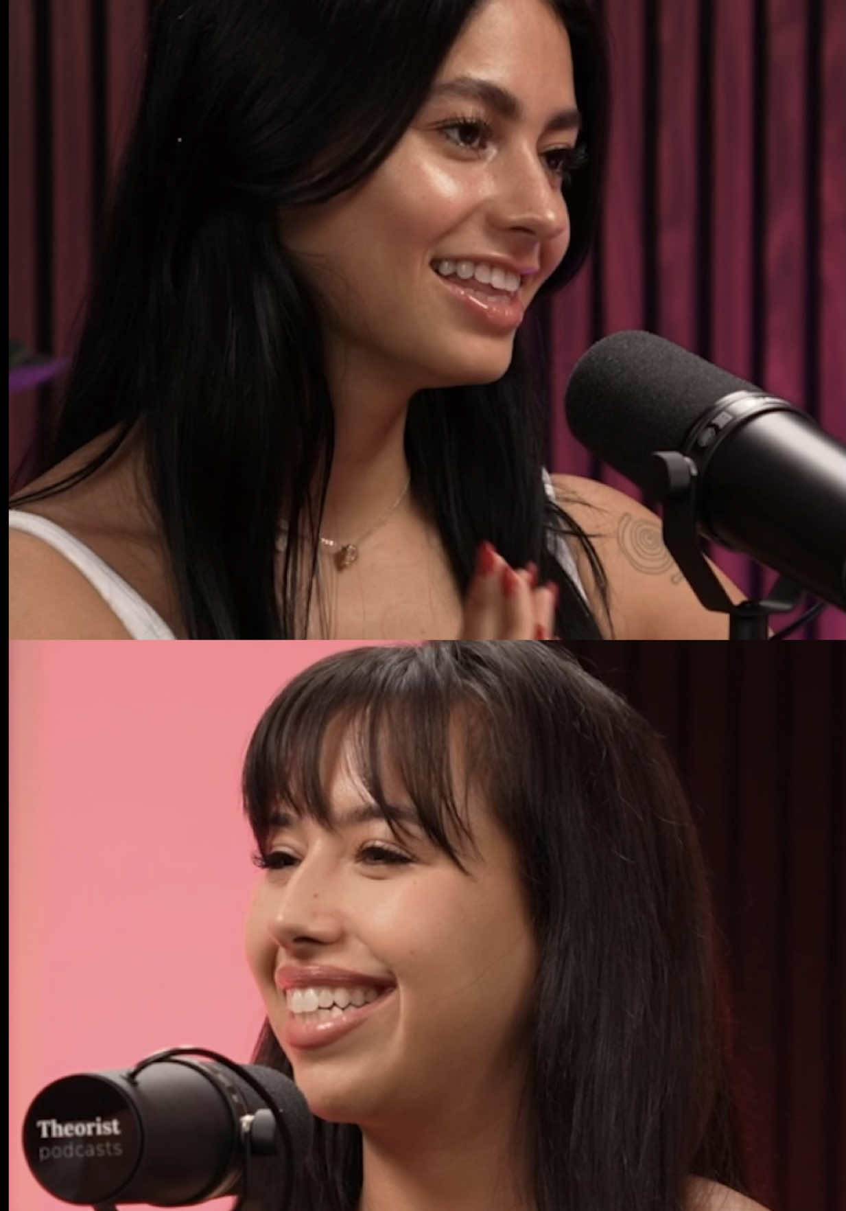 Full podcast out now✨ thank you for having me @paola camila and thanks for hosting us @theoristpodcast 