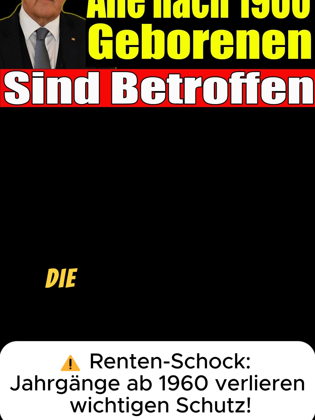 ⚠️ Renten-Schock: Jahrgänge ab 1960 verlieren wichtigen Schutz!
