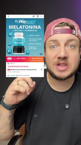 Melatonina 60 Cápsulas 500 Mg Hionutri #melatonina 