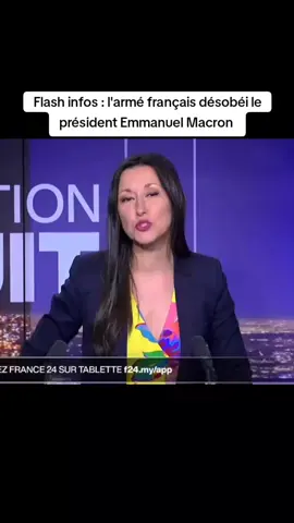 Flash infos : l'armé français désobéi le président Emmanuel Macron  #breakingnews #france🇫🇷 #macronemmanuel #actualité #russie🇷🇺 