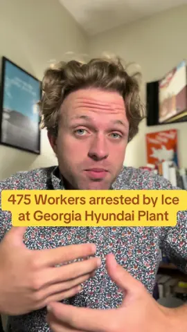 Ice Arrests almost 500 people in a raid. They claim that these folks are South Korean nationals, however evidence is yet to come out confirming that. Imagine claiming that there will be a manufacturing BOOM in the United States as you arrest 500 every day people. 