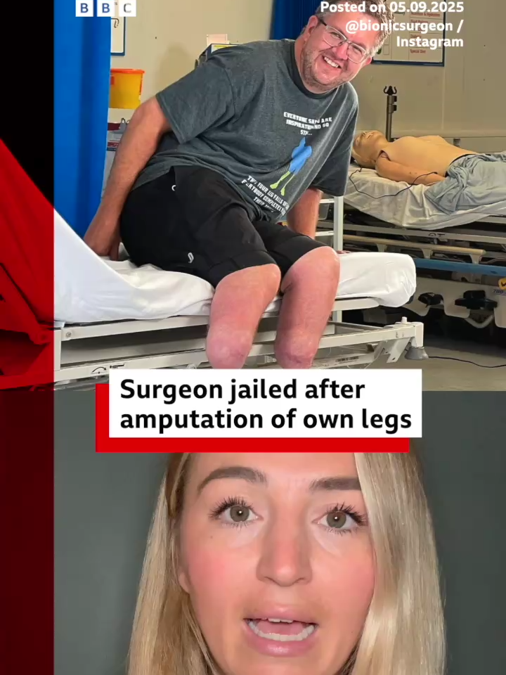 Neil Hopper fraudulently claimed nearly £500,000 from two insurance companies after his legs were amputated. #Surgeon #NHS #Cornwall #Truro #Fraud #Amputee #CrimeTok #UKCourt #News #BBCNews