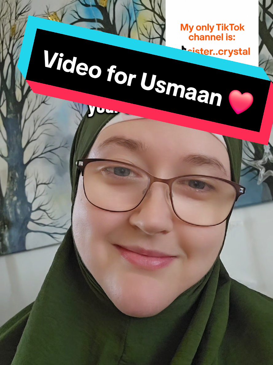 As salamu alaykum Usmaan 😂🥰 I am real, hahaha.  #muslimtiktok #islam #englishrevert #reverttoislam #fyp 