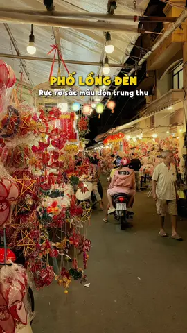 Phố lồng đèn quận 5 đã tấp nập sắc màu trung thu, đi checkin thui mấy ní ơi #diadiemcheckin#diadgon #paophe #trungthu2025 