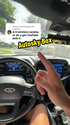 Replying to @Gavilongwood You can get YouTube with the autosky box #carhacks #netflix  #carplay #cargadgets #tiktokshop 