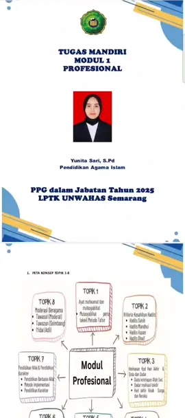 Tugas mandiri modul profesional #ppgdaljab #ppgdaljab2025 #siagapendis #kemenag #gurupai #gurusmp 