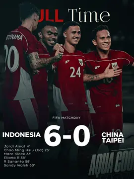 Timnas Indonesia menang mudah atas China Taipei dengan 6 gol tanpa balas 🔥🔥