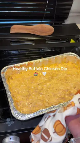 Healthy Game Day Buffalo Chicken Dip Ingredients: 1 whole rotisserie chicken 16 wedges laughing cow cheese 1 cup of cottage cheese 1/2 cup of reduced fat sharp cheddar cheese 1/3 cup of original ranch seasoning  1/2 cup of franks buffalo sauce bake @ 400degrees for about 20minutes - stir half way through #chicken #football #EasyRecipe #healthysnack #protein 