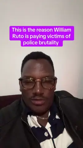 This is the reason William Ruto is paying victims of police brutality #thevillager254 
