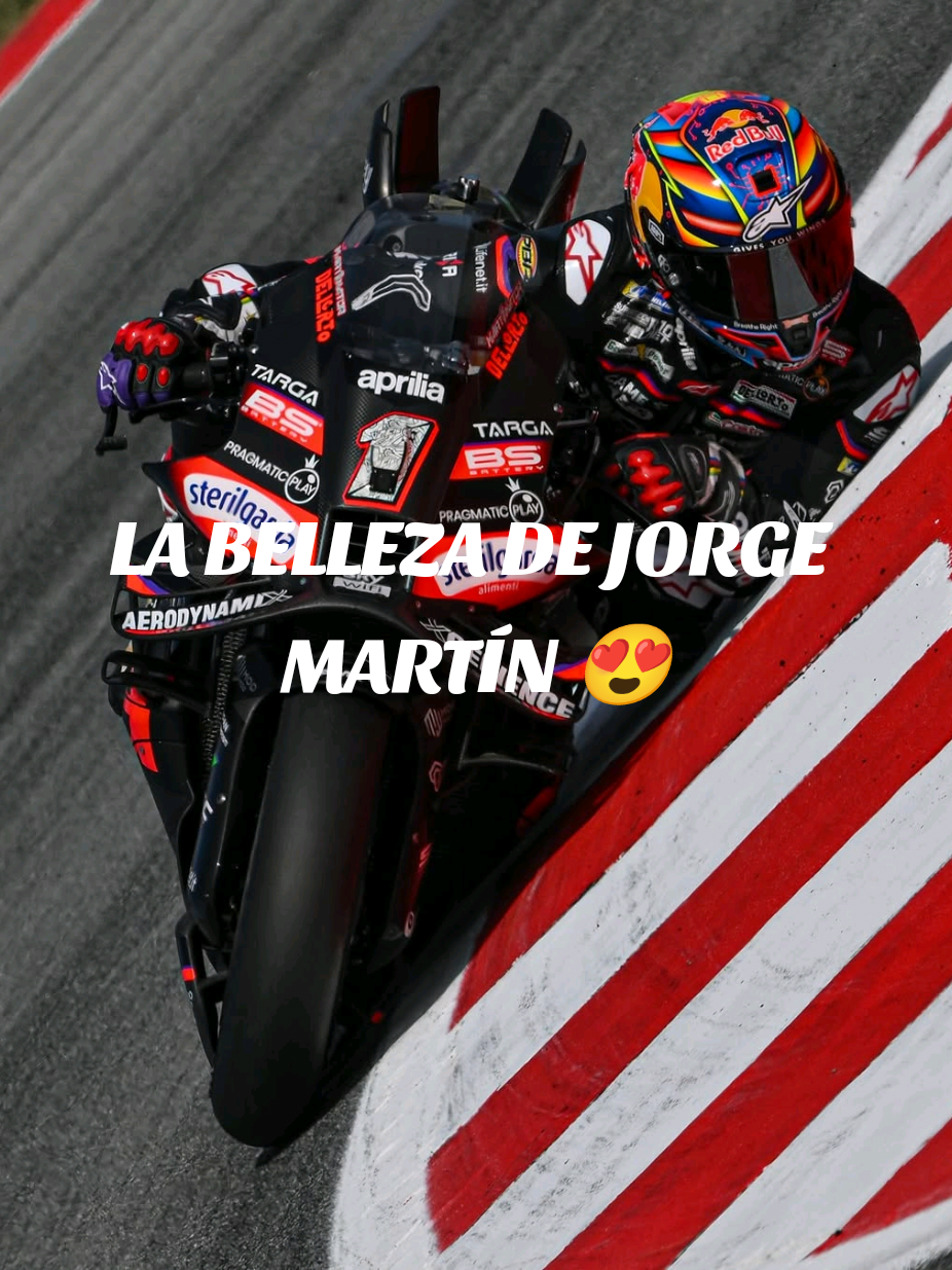 El estilo de pilotaje de Jorge Martín es puro espectáculo y sobretodo pura belleza😍🥰🤤#parati #motogp #motor #moto #foryou 