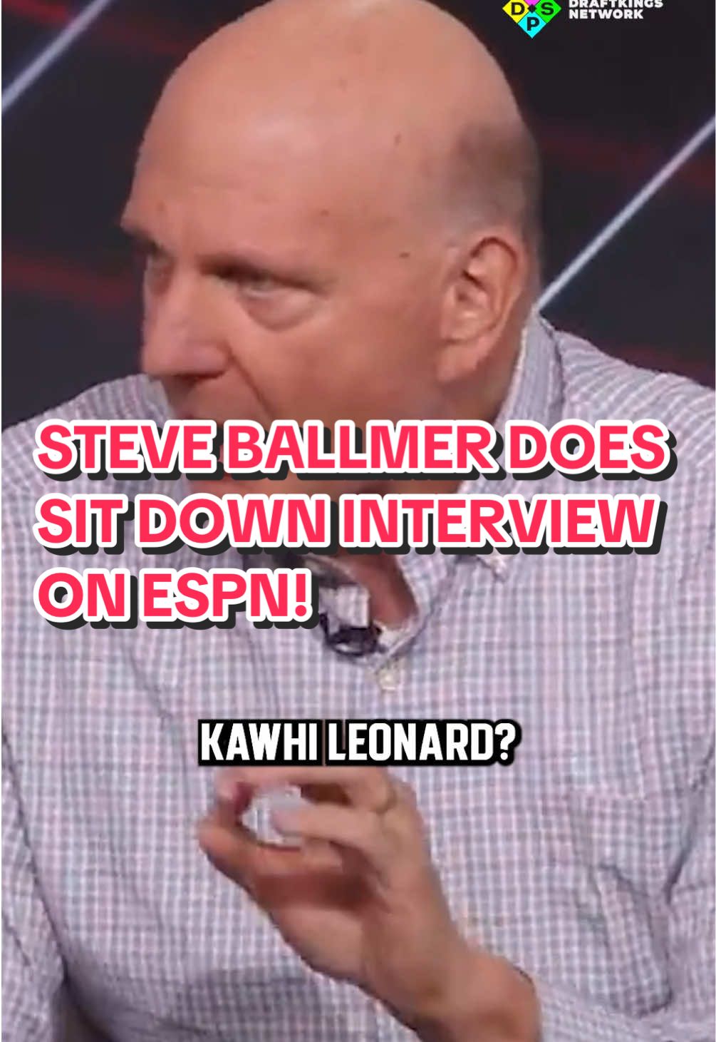 Steve Ballmer went on ESPN and claimed he knew nothing about Kawhi Leonard and Aspirations deal… hmmm 🤔👀 #NBA #clippers #kawhileonard #steveballmer 