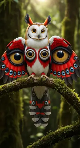 A Living Masterpiece of Feathers owl #birds #shorts