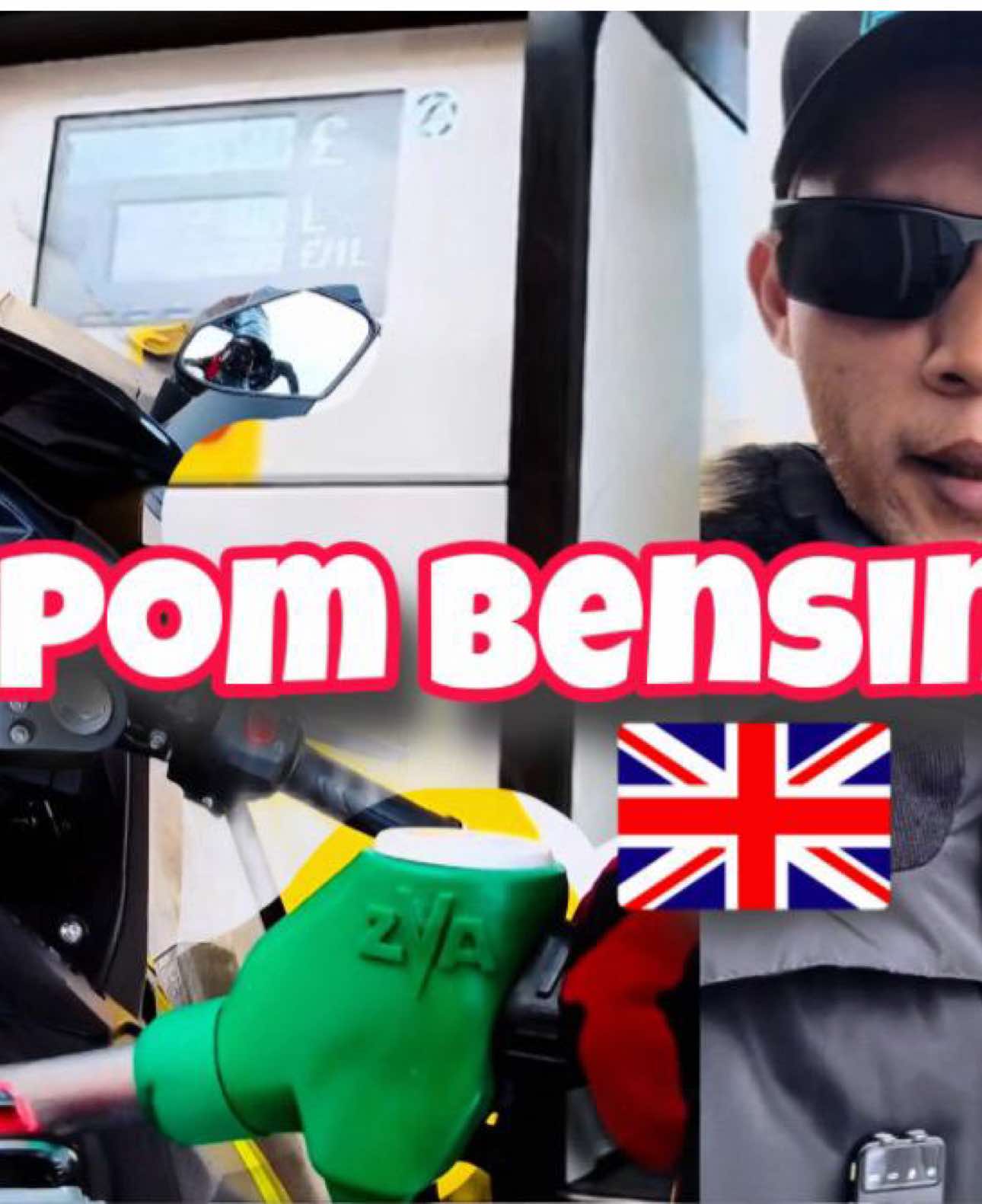 Isi bensin Guys! #herrysmith #sundapride #motovlog #england #unitedkingdom 