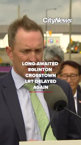 Metrolinx CEO Michael Lindsay said the long-awaited Eglinton Crosstown LRT will not be opening for its scheduled September deadline and may open in October. #FYP #Toronto #EglintonCrosstownLRT