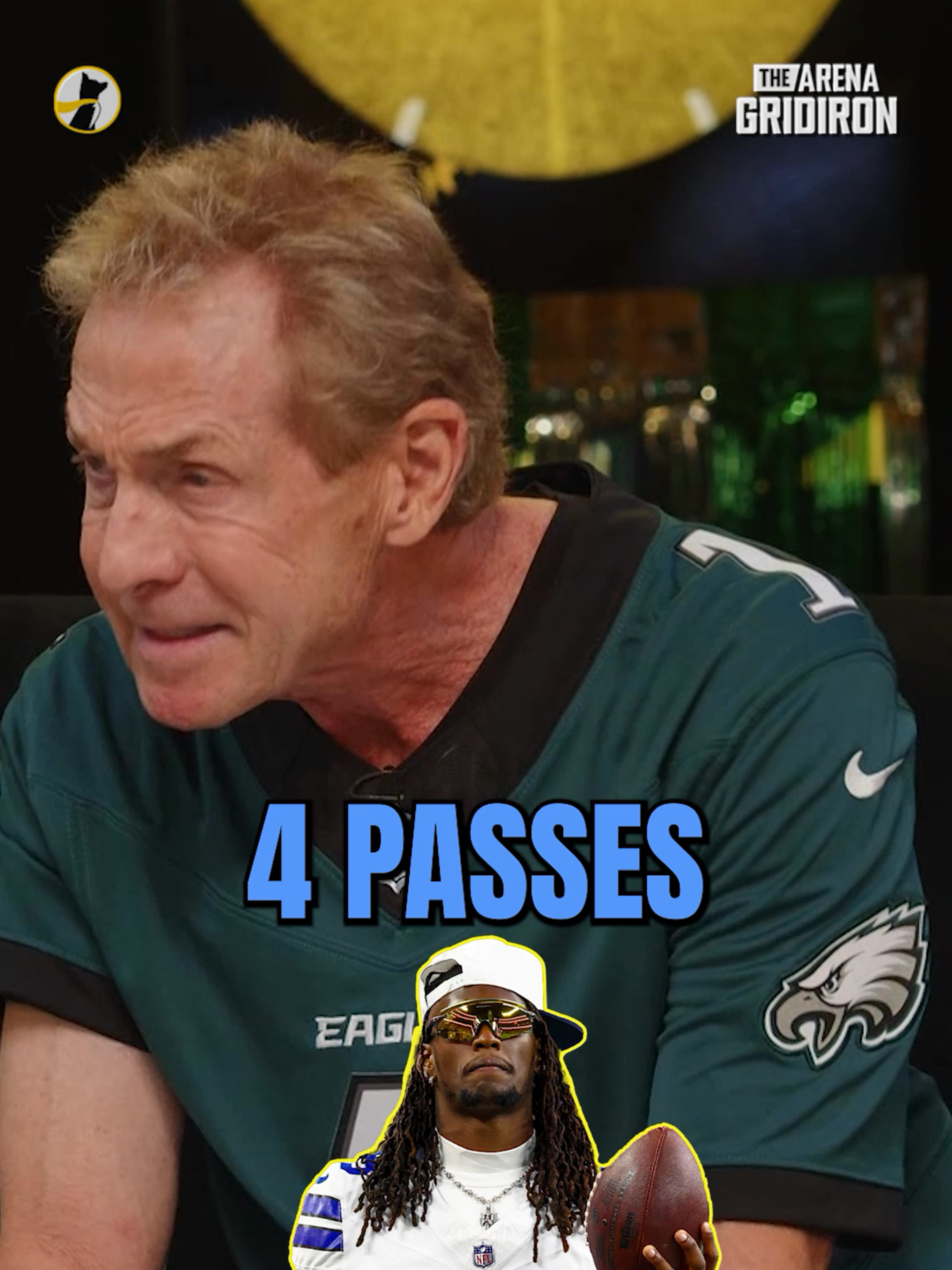 Skip Bayless can’t believe it was CeeDee Lamb who lost the game for the Cowboys last night 😭 #nfl #podcast #skipbayless #show #football #arena #fyp #viral #cowboys #dallas #eagles #phildelphiaeagles #ceedelamb #dropped