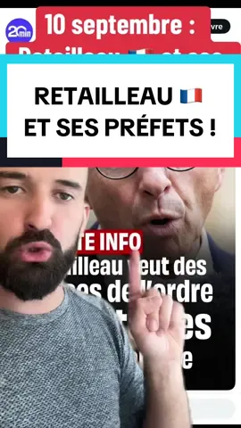 Le #10septembre en #France : #Retailleau et #Macron ont passé des consignes claires. #Paris   