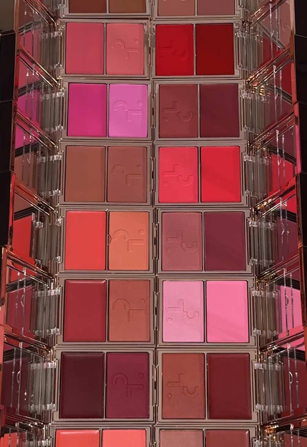 18 major shades of blush ❤️ Which one is your signature? Our viral duos pair a dewy crème with a high-impact powder made to be layered for a long-wearing flush. 