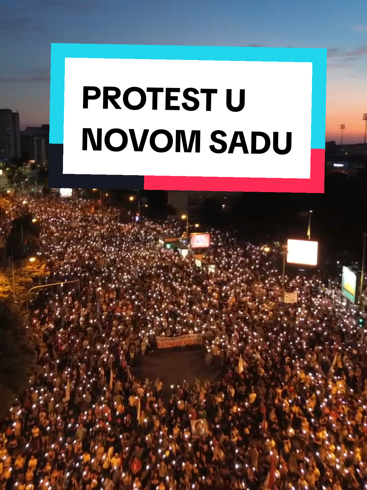 Novi Sad trenutno ⛽ Svi na ulice! #fyp #tiktoksrbija #novisad #protesti #blokade