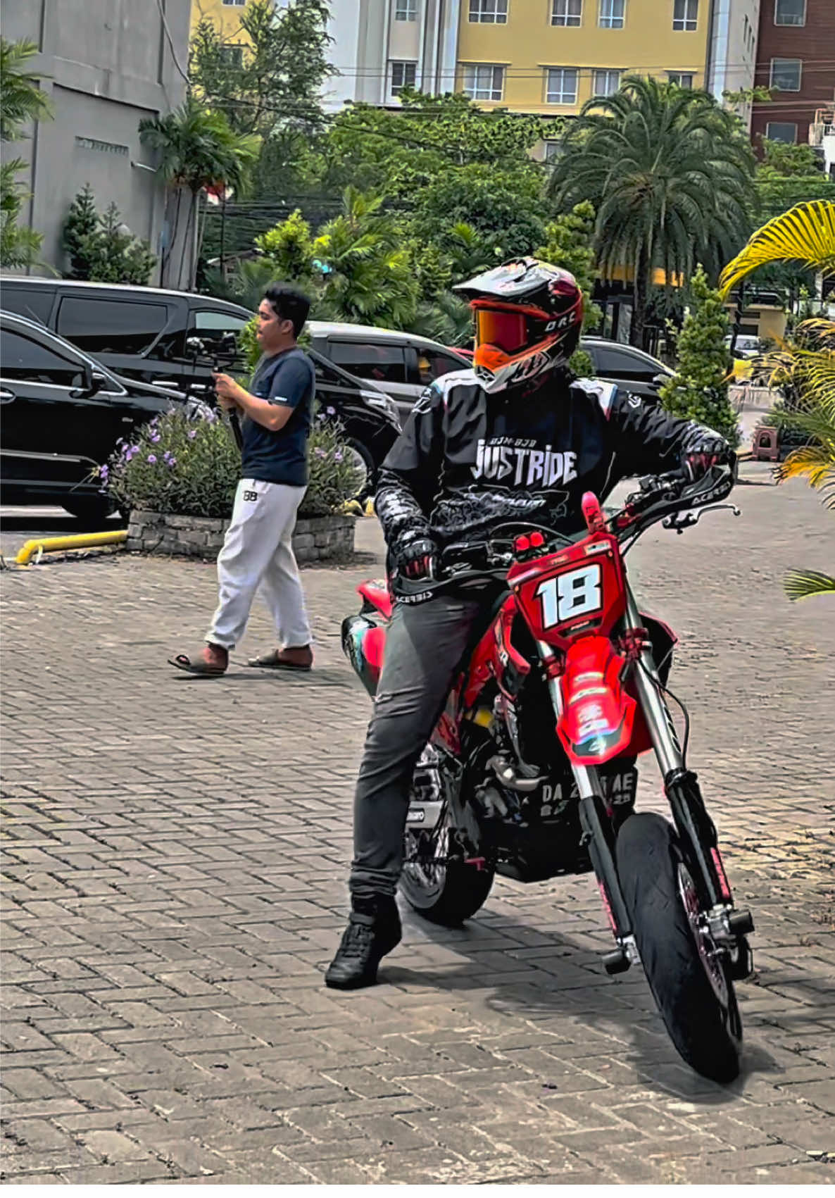Torutorial rem depan yang pakem #CapCut #super #supermoto #isrd #handbreak