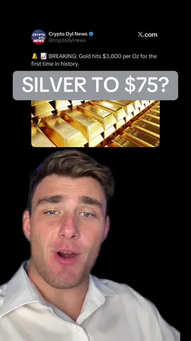 🔔 📈 BREAKING: Gold hits $3,600 per Oz for the first time in history. But many people are still overlooking silver! This is not financial advice but what do you guys think?!?! #gold #silver 