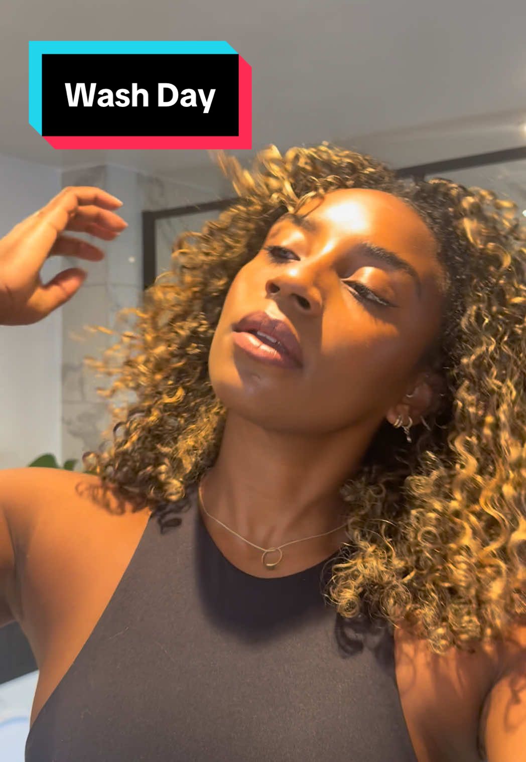 Wash Day with @Color Wow UK 💕🌀  #washday #curlyhairroutine 
