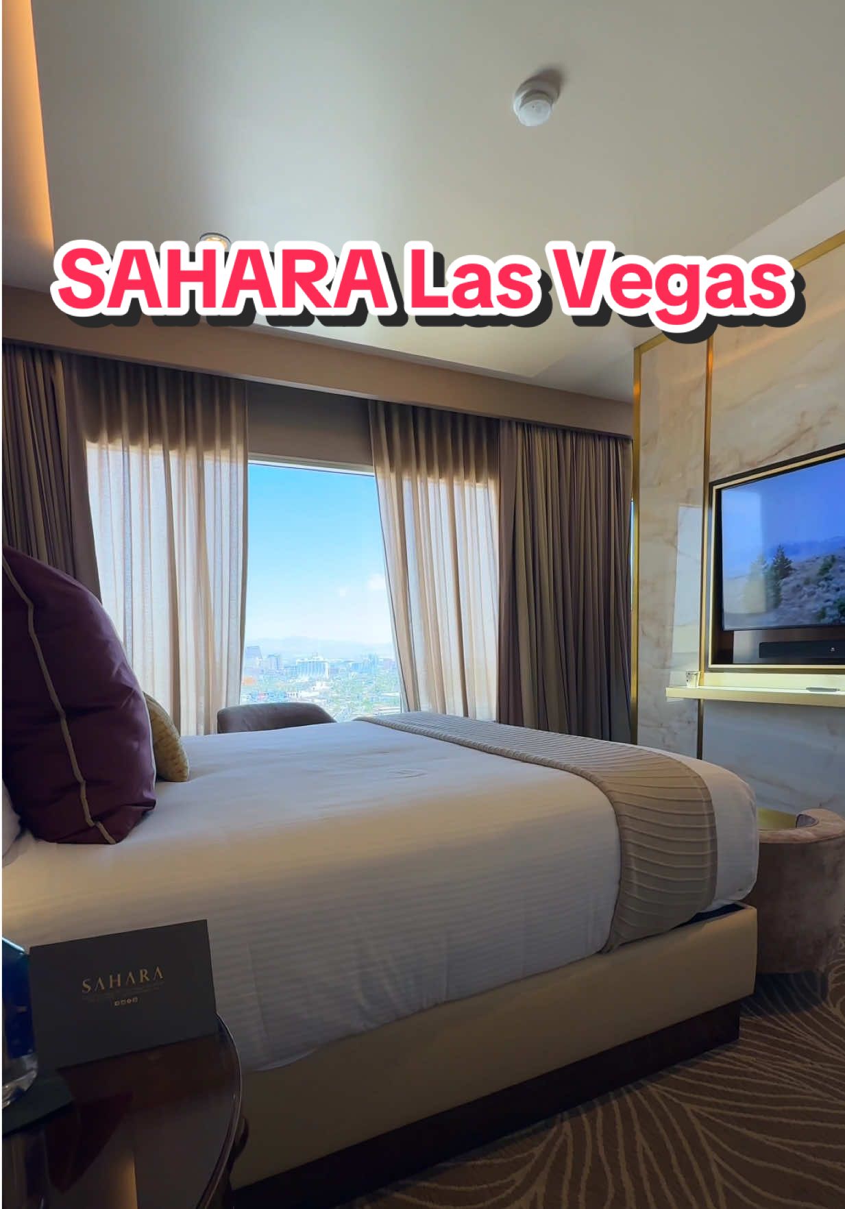 This was my SAHARA Las Vegas experience… and I was SHOCKED 🤯✨ @SAHARA Las Vegas  Luxury suite ✔️ Private cabana with a 240-ft TV wall ✔️ Nonstop wins on the slots 🎰🔥 And the food? Homemade pasta at Balla, hand pulled noodles at Noodle Den, the viral éclair at Prendi, and more. Even Elvis celebrated his birthday here at Sahara Las Vegas 👑🎂 If you’re not staying at Sahara… you’re doing Vegas wrong. Sahara Las Vegas 2535 S Las Vegas Blvd,  Las Vegas, NV 89109 #SAHARALasVegas  