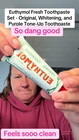 Euthymol Fresh Toothpaste Set - Original, Whitening, and Purple Tone-Up Toothpaste Bundle @Euthymol US #RetroToothpaste  ##Euthymol##Toothpaste##ToothpasteBundle##WhiteningToothpaste