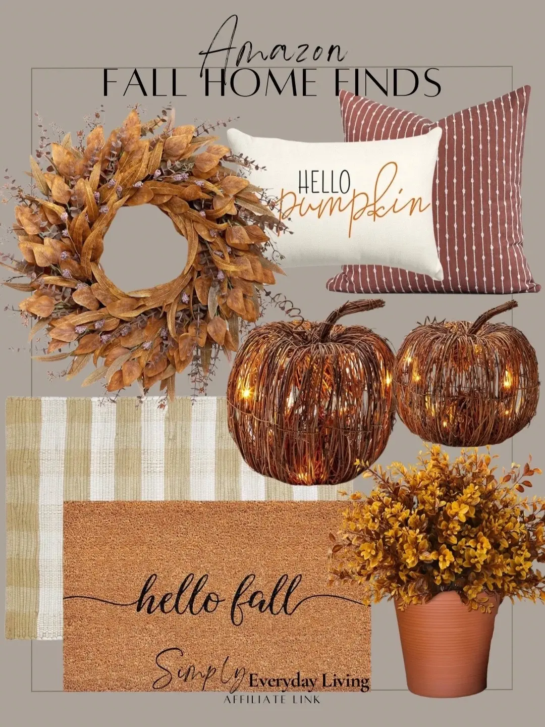 New Amazon Fall Home Finds & Arrivals 🍂🍁 These are super cute and I had to curate them for you! Click the link in my story repost or bio to shop.  ✨Save this post for future inspiration and checkout my stories for more!✨ . . . #fallhomedecor #fallhome #fallhomedecor🍁 #amazonfallfinds #amazon 
