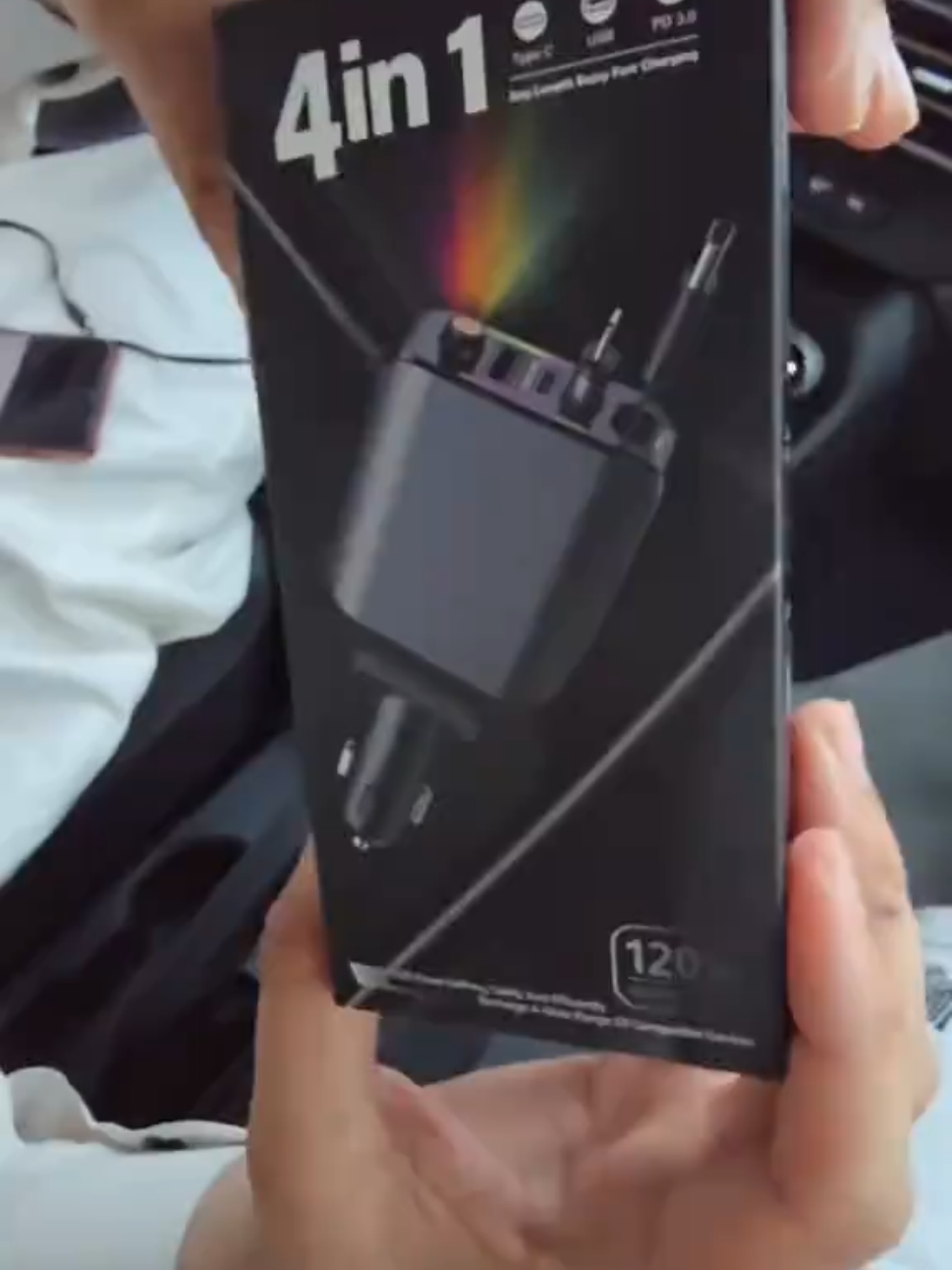 chargeur téléphone 4 en 1  #dzpower #viral 