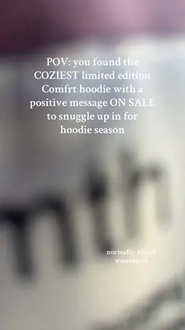 Believe me when I say I will be living in this limited edition ‘you matter’ Comfrt hoodie this fall and winter ☺️ It’s so warm, so cozy, such a gorgeous color, and has such a positive message! It’s limited edition, so grab yours while you can ☺️ @Comfrt #comfrt #comfrthoodie #hoodieseason #hoodie 