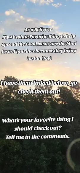 #VocêNasceuParaMudar My absolute favorite thing as a Believer is the Mini Jesus Figurines because they bring instant  Joy! #favorites #favoritethings 
