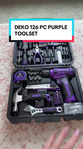 Replying to @yaz They finally have it in purple!!! #toolset #DIY #tools #dekotools #giftidea 