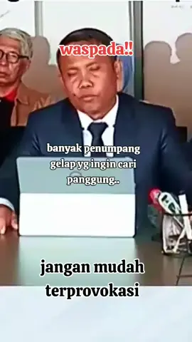Tetap berkepala dingin dan berpikir jernih..🤔#fyp #berita #tiktok #viral #fy 